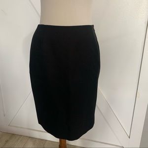 Balenciaga Paris- black pencil skirt